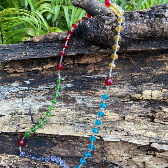 Santo Rosario, Holy Rosary, Catholic Prayer Necklace Rosary Handmade - Picture 3 of 3